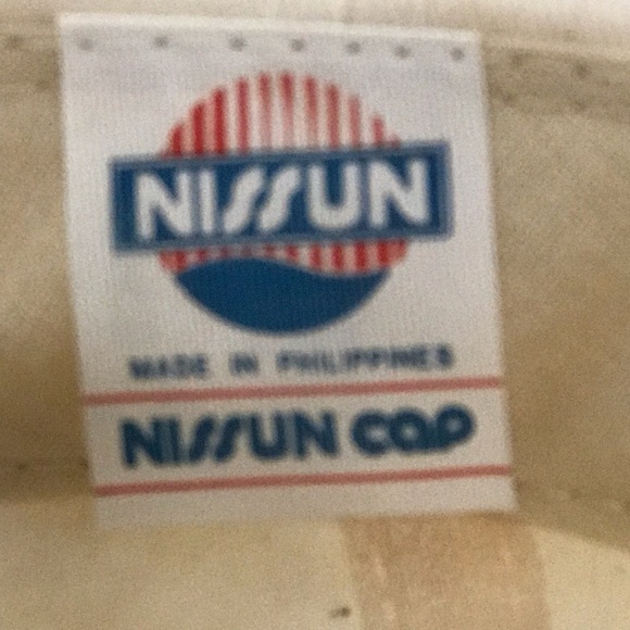 Nissun Cap's "Texas National Guard" Adjustable Cream&Blue&Red Vintage Ball Cap - Picture 12 of 14